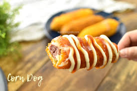 Gambar roti sosej guna tepung. Resepi Corn Dog Keju Yang Sedap Korean Food Buat Orang Lapo