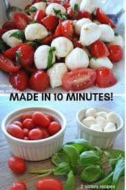 Spring Tomato Basil Bocconcini Salad Rezepte Salate Gesund Tomaten