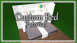 (bloxburg 2019) make sure to subscribe for more roblox content! Bloxburg Custom Bed Tutorial Youtube