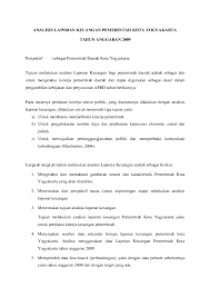Laporan keuangan pemerintah daerah (lkpd) tahun 2013 kabupaten kepulauan. Pdf Analisis Laporan Keuangan Pemerintah Kota Yogyakarta Laura Rawung Academia Edu