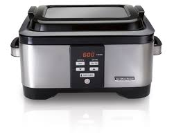 Black And Decker Wifi Crockpot Hamilton Beach Professional Sous Vide Water Oven Slow Cooker 6 Quart Programmable Stainless Steel 33970 M Sous Vide Slow Cooker Sous Vide Buy Slow Cooker