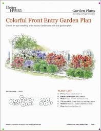 Bhg Colorful Front Entry Garden Plan Flower Garden Plans Garden Planning Front Yard Garden