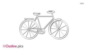 Bicycle Easy Drawing Outline Image Outline Pics The use case is a javascript game where worms leave (html5 canvas obviously draws lines, but getimagedata() is very slow and so is collision detection). outline pics