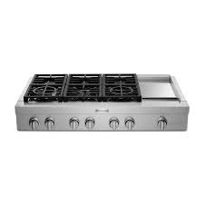 6 burners stainless steel gas cooktop