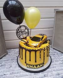 Black And Gold Balloon Cake Topper Balloon Cake Topper Yellow Black Cars Birthday Cake Balloon Cake Birthday Cakes For Men
