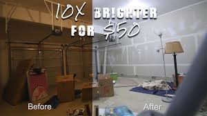 How To Make Your Garage 10x Brighter In 5 Minutes For 50 Youtube