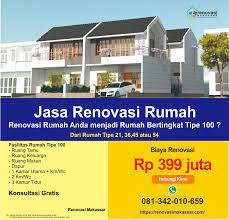 Renovasi rumah murah ini renovasi rumah bisa murah, tidak perlu pakai uang dollar, selalu gunakan uang rupiah anda, yang penting memperhatikan. Tips Renovasi Rumah Dari Type Kecil Ke Type 100 Renovasi Makassar