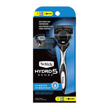 Shop schick hydro 5 razor and other name brand razors beauty & health at the exchange. Upc 841058013198 Schick Hydro Sense Hydrate Men S Razor 1 Razor Handle And 2 Refills Upcitemdb Com