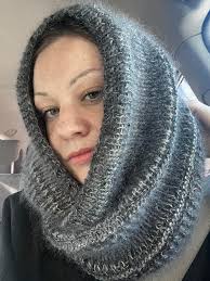 How to fix a too thick and snug foldover mask neck warmer in crochet?
