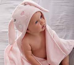 Gerber organic cotton terry hooded bath towels, 2pk (baby boy). Personalized Bath Towels Pottery Barn Kids