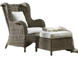 Panama Jack Exuma Wicker Occasional Chair Pjs 3001 Kbu Oc Chair And Ottoman Set Wingback Chair Occasional Chairs