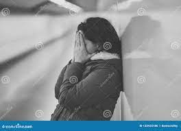 Depressed Sad Young Woman Crying Feeling Miserable Lonely in Sub Stock  Photo - Image of hopeless, loss: 133435186