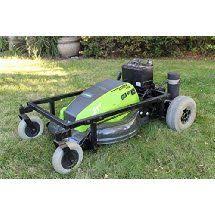 Remote control 4×4 lawn mower photo, detailed about remote control 4×4. 21 Fully Electric Eco Friendly Remote Control Lawn Mower Tondeuse Automatique Desherbage Robot