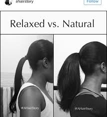 Black Women Are Comparing Their Relaxed Hair Health Vs Their Natural Hair Health And It S Eye Opening Natural Hair Styles Relaxed Hair Natural Hair Transitioning