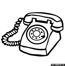 Some of the coloring pages shown here are click on the coloring page to open in a new window and print. The Telephone Coloring Page Free The Telephone Online Coloring