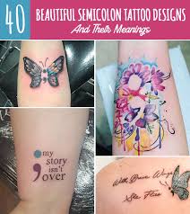 Flowers have been used historically in several ways to visually express love, friendship, gratitude and remembrance. 40 Beautiful Semicolon Tattoo Designs And Their Meanings