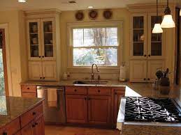 I really love benjamin moore and planned on using white dove on the uppers and beach glass on the lowers in the kitchen. Cream Lower Stained Upper Cabinets We Had Stained Lowers And Creamy Uppers I Liked It Hope You Share Upper Kitchen Cabinets Kitchen Renovation Kitchen Design