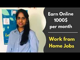 Usa Work From Home Jobs Online Jobs For Housewives Earn From Home Using Laptop Youtube Jobs For Housewives Work From Home Jobs Online Jobs
