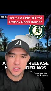 Did the A’s rip off the Sydney Opera House? 😧 Because it really does look  similar 😬 Let me know what you think of this new stadium #mlb #baseball  #lasvegas #sydneyoperahouse