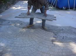 Beton Imprime Beton Decoratif Exterieur Patio En Beton Beton Decoratif Exterieur Decoration Beton