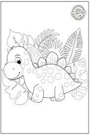 Different artists have contributed to this special page. Cute Dinosaur Coloring Pages Kids Activities Blog