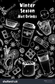El mesero (), el mesero (), el mesero (), ¡asu mare 3! Hot Drinks Mulled Wine Winter Hot Drink Hand Drawn Sketch Vector Illustration Christmas Invitation Design Template Mulled Wine Hot Winter Drinks Hot Drink