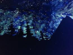 For the adults, design a fun futuristic or astrological style bedroom with a constellation galaxy and planet filled. Boy Bedroom Ideas Woman Creates Glow In The Dark Galaxy Painting Blog Circu Magical Furniture Bedroom Ceiling Galaxy Room Galaxy Painting