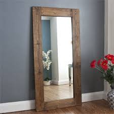Kawena Dark Grey Wood Effect Mirror Wooden Mirror Large Wooden Mirror Wooden Mirror Frame