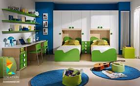 أحدث ديكورات غرف نوم اطفال بسريرين 2019 2020 Kids Bedroom Furniture Design Kids Interior Room Kids Bedroom Decor