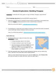 The theory of plate tectonics describes how the plates move, interact, and change the physical landscape. Building Pangea Gizmo Name Date Student Exploration Building Pangaea Prior Knowledge Antarctica Is A Frozen Land So Cold And Icy That No Trees Can Course Hero