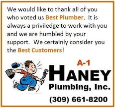 The fully stocked plumbing service center on wheels. Plumbing Contractors Bloomington Il A 1 Haney Plumbing Inc