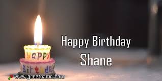Share the best gifs now >>> Happy Birthday Shane Candle Fire Greet Name