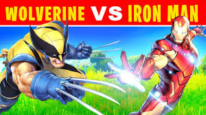 Some players are taking on the hefty challenge of goading wolverine to follow them all the way to stark industries to fight iron man in fortnite. Who Wins Wolverine Vs Iron Man Youtube