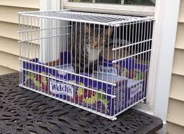 Cats can explore outside and get natural exercise. Cat Cage For Window