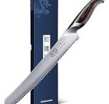 Amazon.com: Stainless steel bread knife coarse teeth flat ...