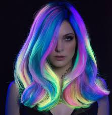 12 idées de Cheveux multicolores et fluo