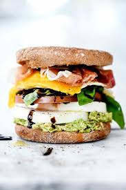 Healthy Caprese Breakfast Sandwiches Foodiecrush Com Healthy Breakfast Sandwich Ca Healthy Breakfast Sandwich Healthy Sandwich Recipes Healthy Sandwiches