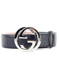 Black And Silver Gucci Belt Gucci Signature Leather Belt In Blue Modesens Silver Gucci Belt Gucci Belt Belt