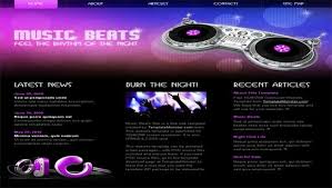 Free Html5 Website Template Music Music Website Templates Website Template Music Websites