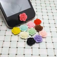 Flower Home Button Sticker Phone Case Accessories Cool Phone Cases Stylish Iphone Cases
