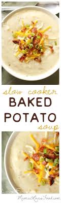 Baked Potato Soup Slow Cooker Style Slow Cooker Soup Slow Cooker Recipes Slow Cooker Potato Soup