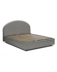 Questo letto matrimoniale è caratterizzato da un design semplice ma elegante, così come anche da una struttura robusta Letto Luna Matrimoniale Con Contenitore Apertura Frontale Cm 205 X 175 H95 Grigio