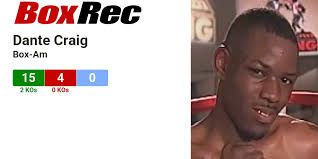 BoxRec: Dante Craig