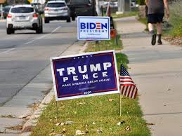 He also became a favorite subject of comedic internet memes. Biden Trump Campaign Signs Stolen In Bloomfield Township