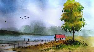 Download and use 100,000+ landscape stock photos for free. How To Paint A Simple Landscape In Watercolor Paint With David Youtube