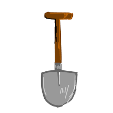 Draw the handle of the shovel. How To Draw Shovel Learn To Draw From Other Letsdrawit Players