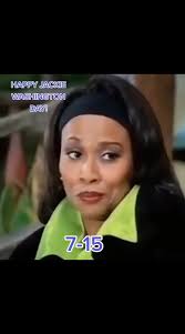 #happyjackiewashingtonday #jackiewashington #JackiesBack