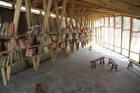 Gallery Of The Pinch Library And Community Center John Lin Olivier Ottevaere 15 Community Library Roof Truss Design Wooden Architecture