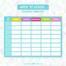 50 Back To School Design Ideas 2020 For Atmospheric Class Reunion School Schedule Class Schedule Template School Schedule Printable