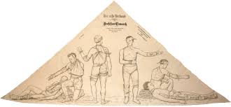 Pelatihan pertolongan pertama bersama pmi kab. Sejarah Pembalut Segitiga Mitela Triangular Bandage Poenyakoer